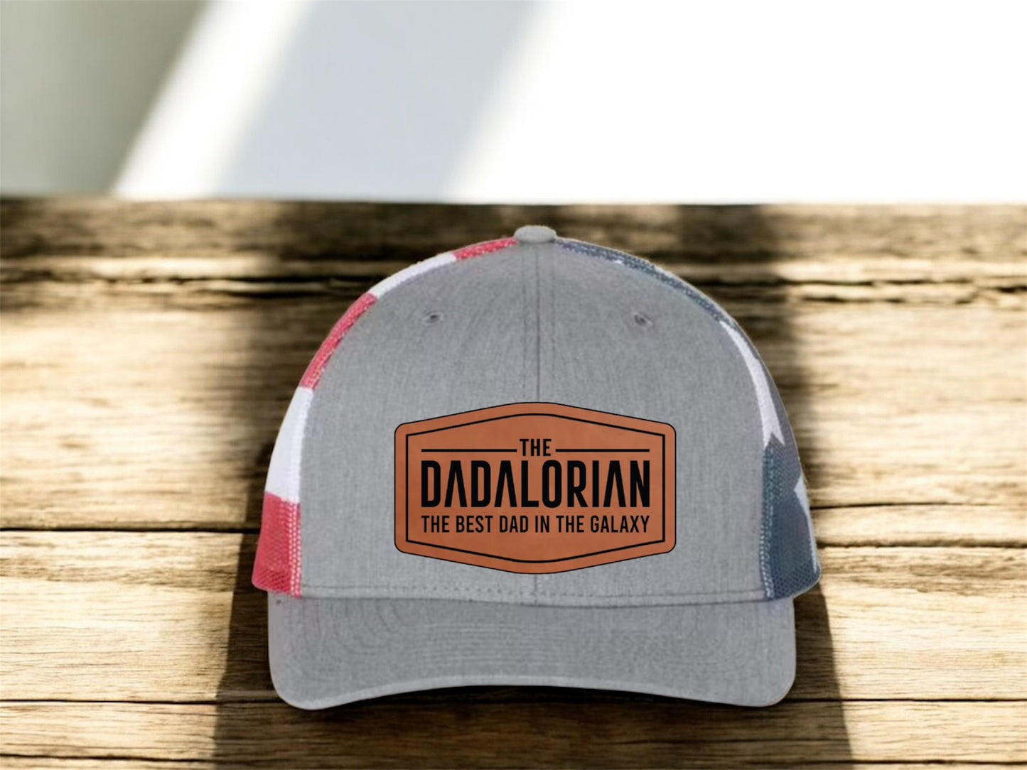 THE DADALORIAN Patched Hat | Best Dad In The Galaxy Patch Hat | Classic Trucker Hat