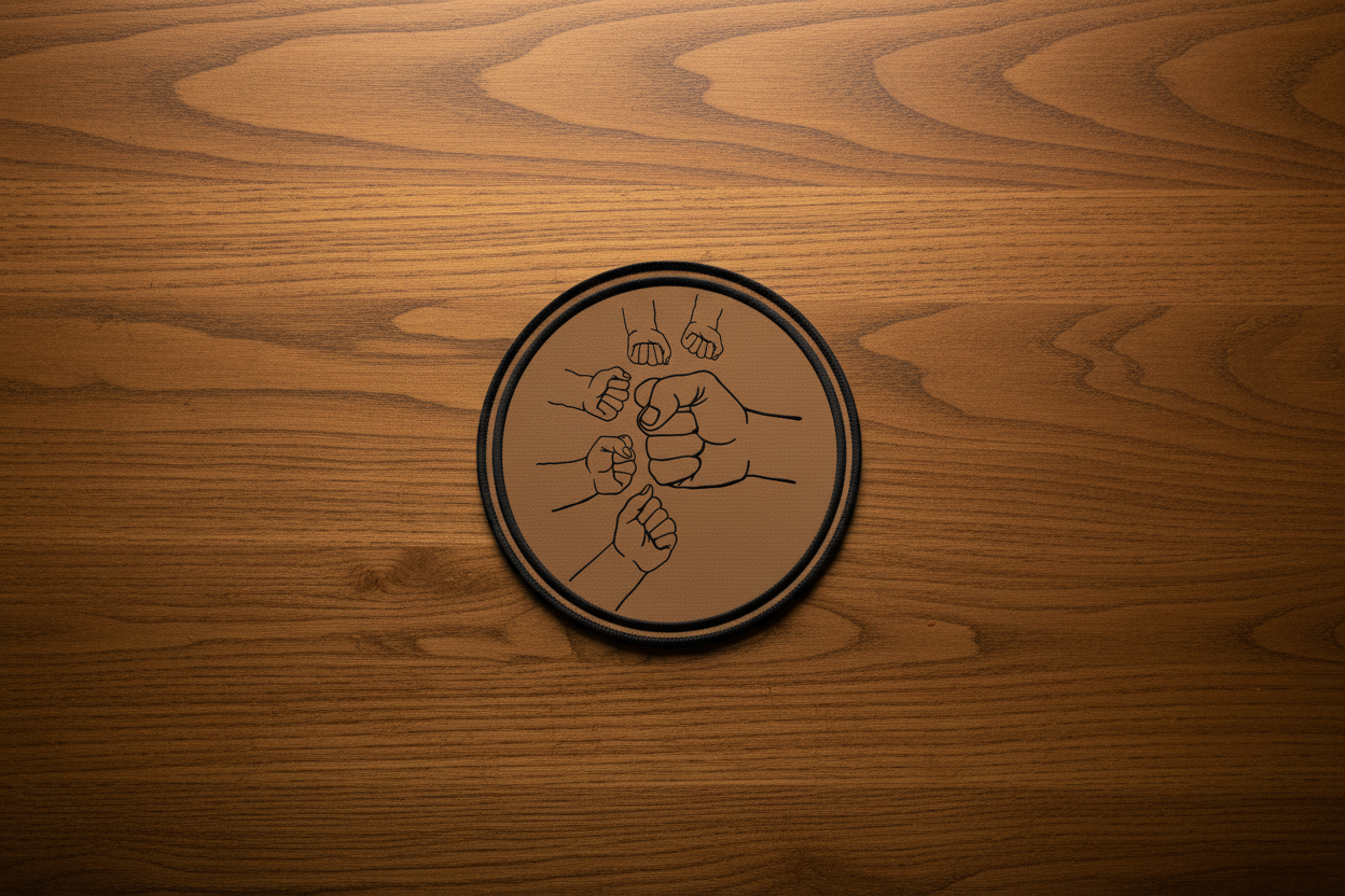 Fist Bump with 5 Kids | Parent & Kids Patch | Proud Parent