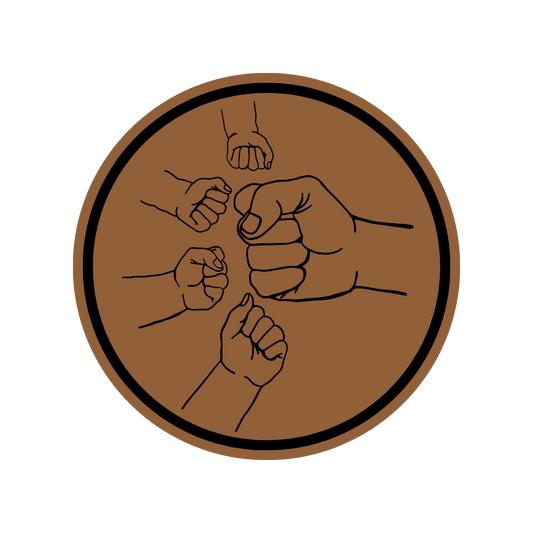 Fist Bump with 4 Kids | Children Patch | Parents Pride