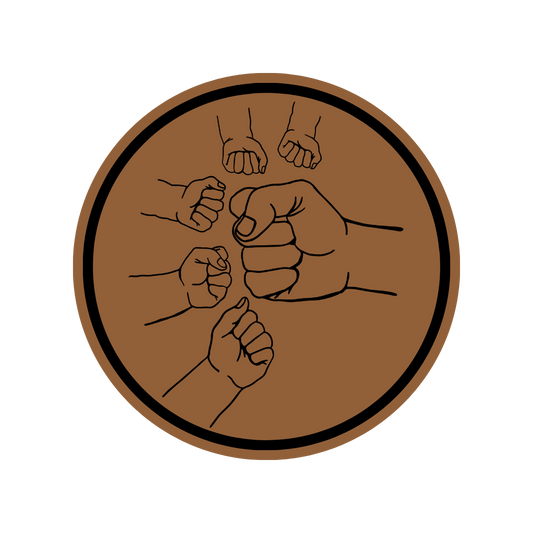 Fist Bump with 5 Kids | Parent & Kids Patch | Proud Parent