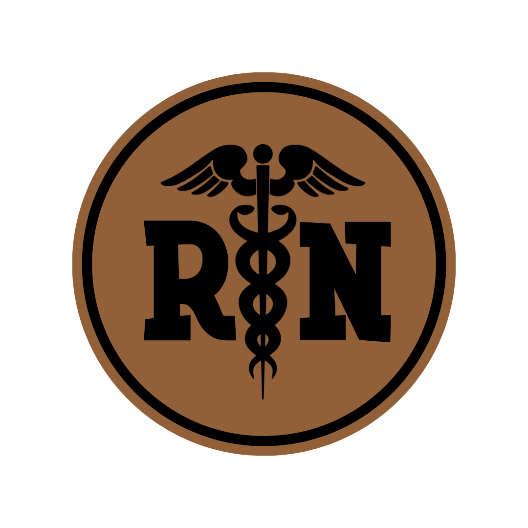 Medical Symbol | Caduceus | RN for Registered Nurse Patch