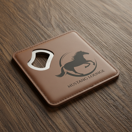 Coaster Bottle Opener | Customize Your Coaster | 13 Colors To Choose From!