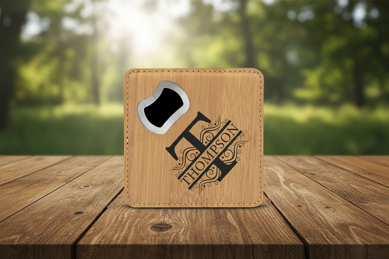 Coaster Bottle Opener | Customize Your Coaster | 13 Colors To Choose From!