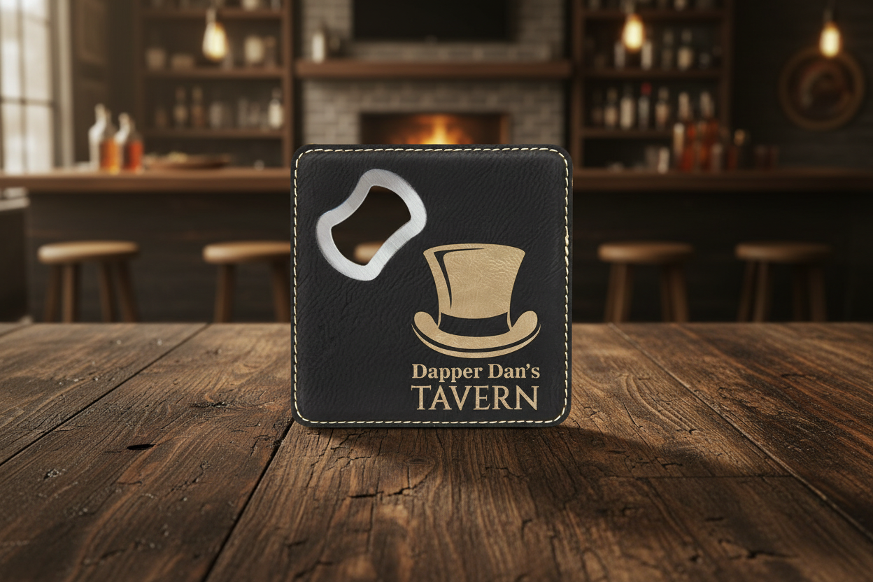 Coaster Bottle Opener | Customize Your Coaster | 13 Colors To Choose From!