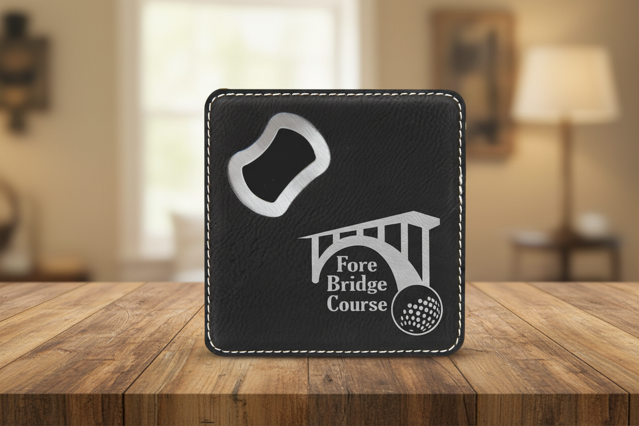 Coaster Bottle Opener | Customize Your Coaster | 13 Colors To Choose From!