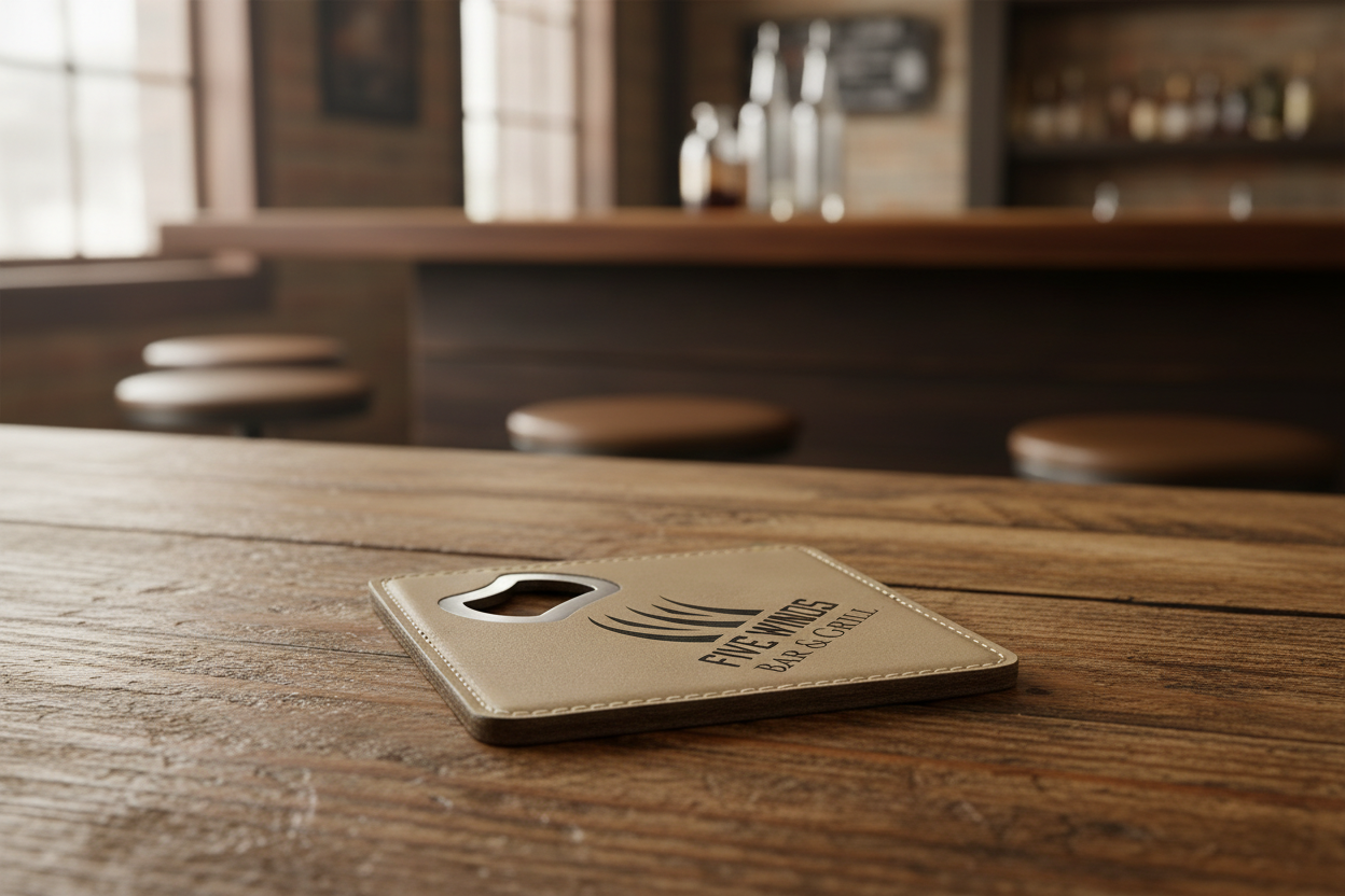 Coaster Bottle Opener | Customize Your Coaster | 13 Colors To Choose From!