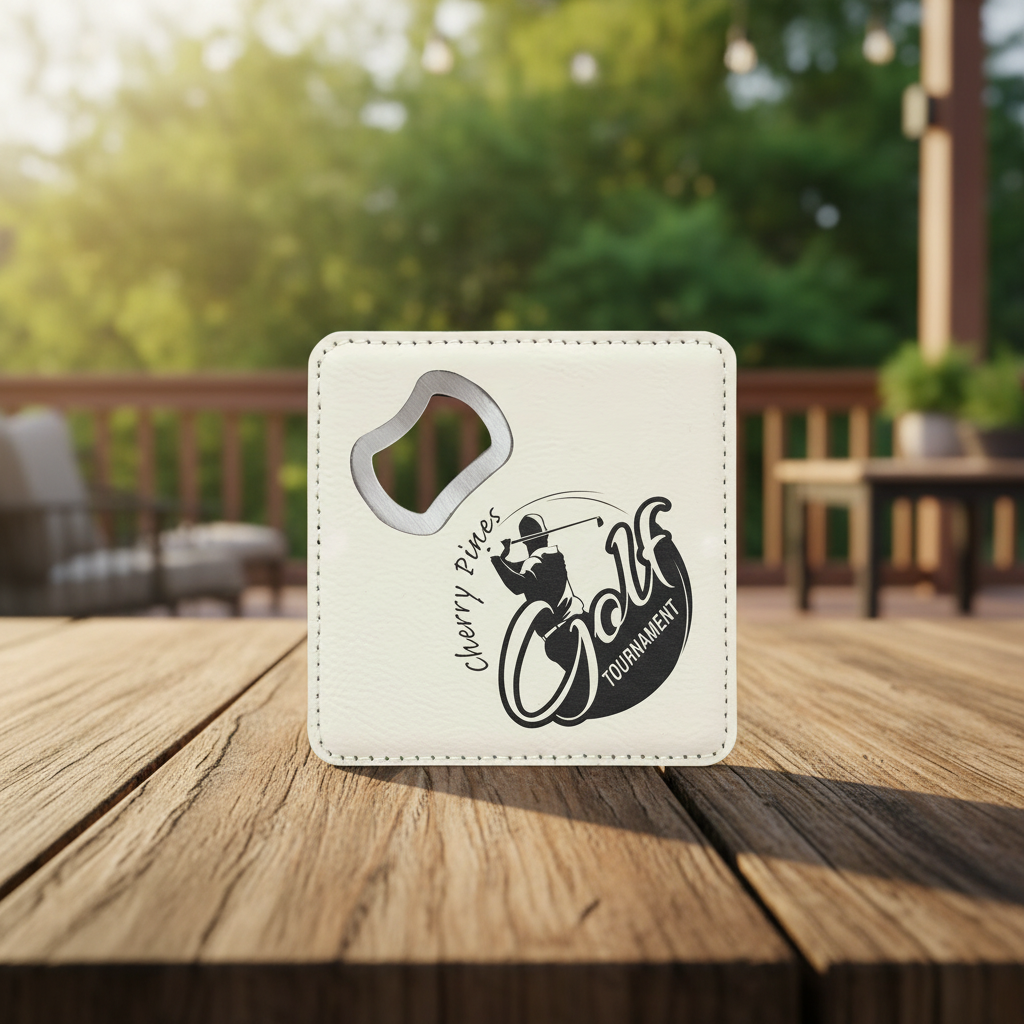 Coaster Bottle Opener | Customize Your Coaster | 13 Colors To Choose From!