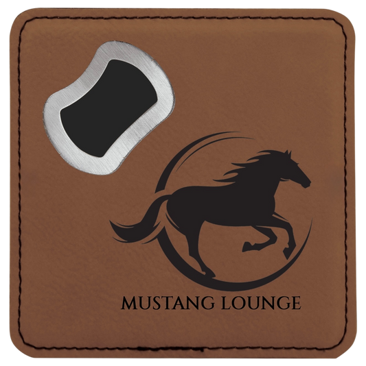 Coaster Bottle Opener | Customize Your Coaster | 13 Colors To Choose From!