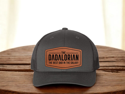 THE DADALORIAN Patched Hat | Best Dad In The Galaxy Patch Hat | Classic Trucker Hat